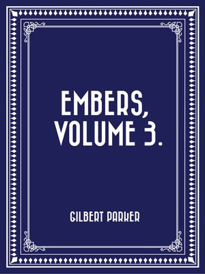 cover image of Embers, Volume 3.